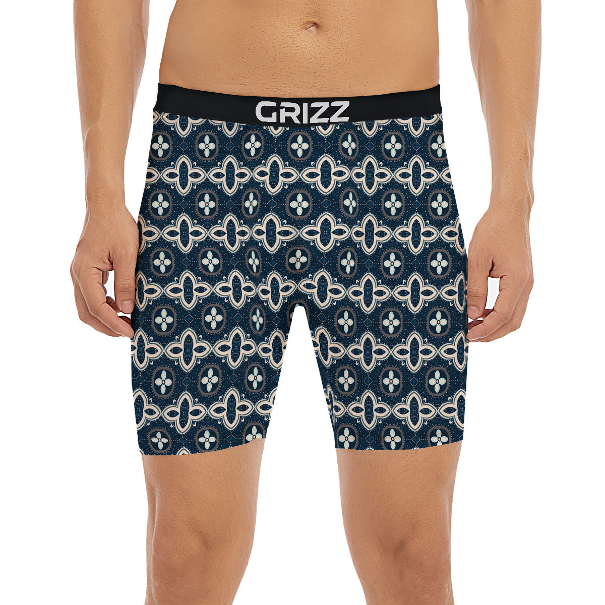 Ethnic Vintage Print Pattern Boxer Briefs-grizzshop