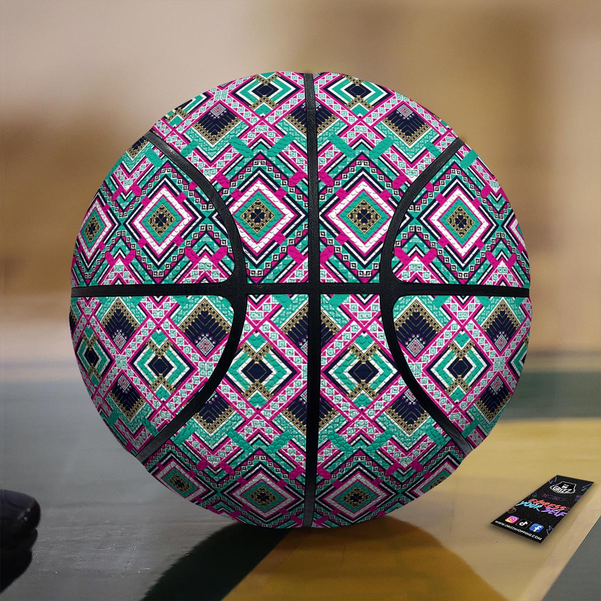 Eggs Yellow Print Pattern Basketball