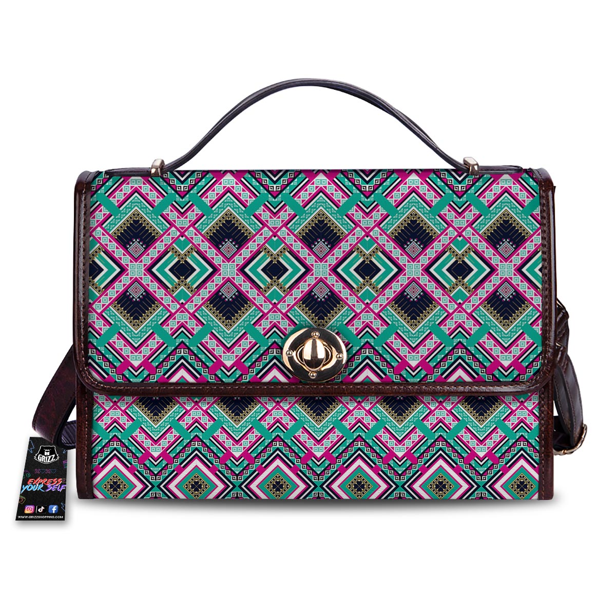 Ethnic Tribal Retro Print Pattern Women's Satchel Bag