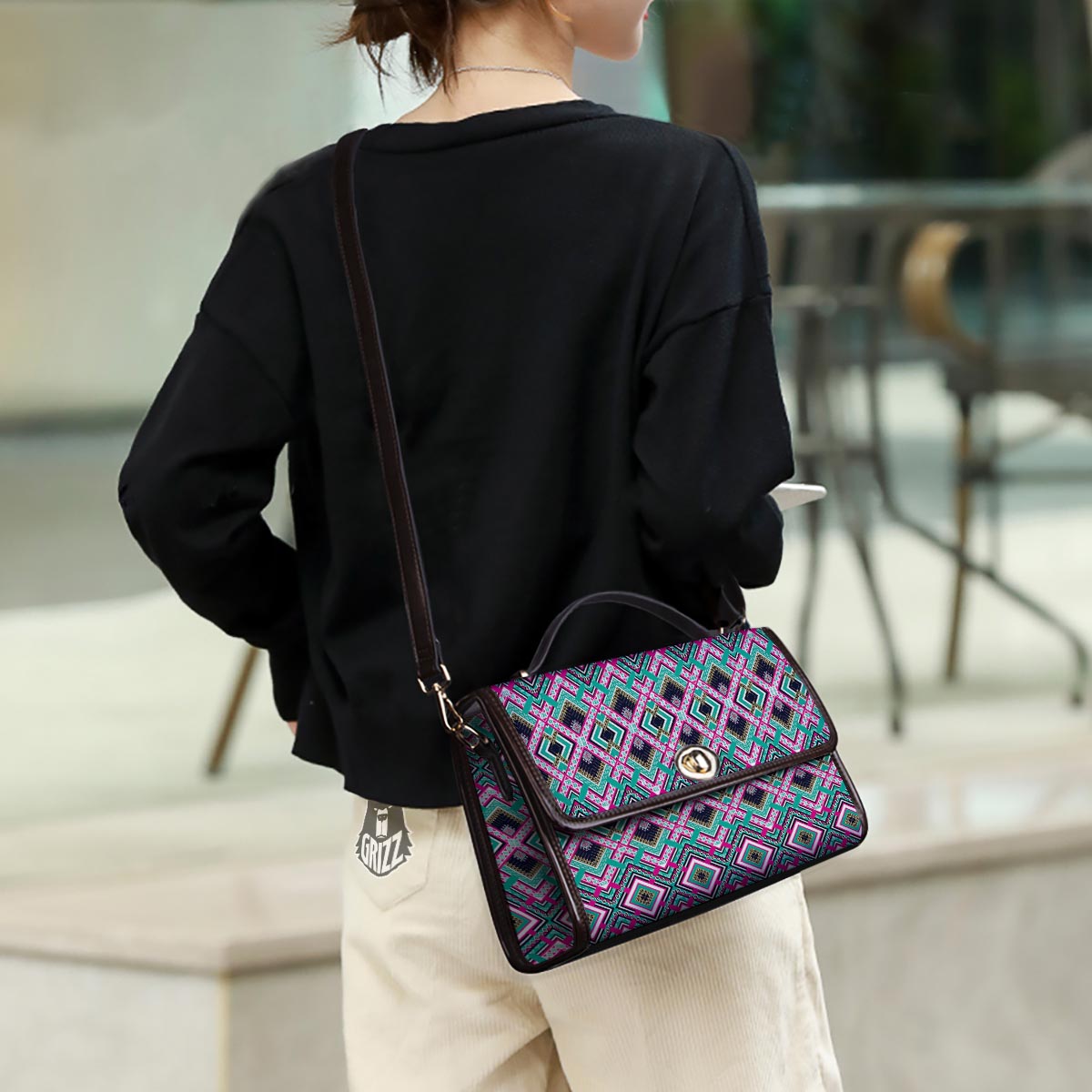 Ethnic Tribal Retro Print Pattern Women's Satchel Bag
