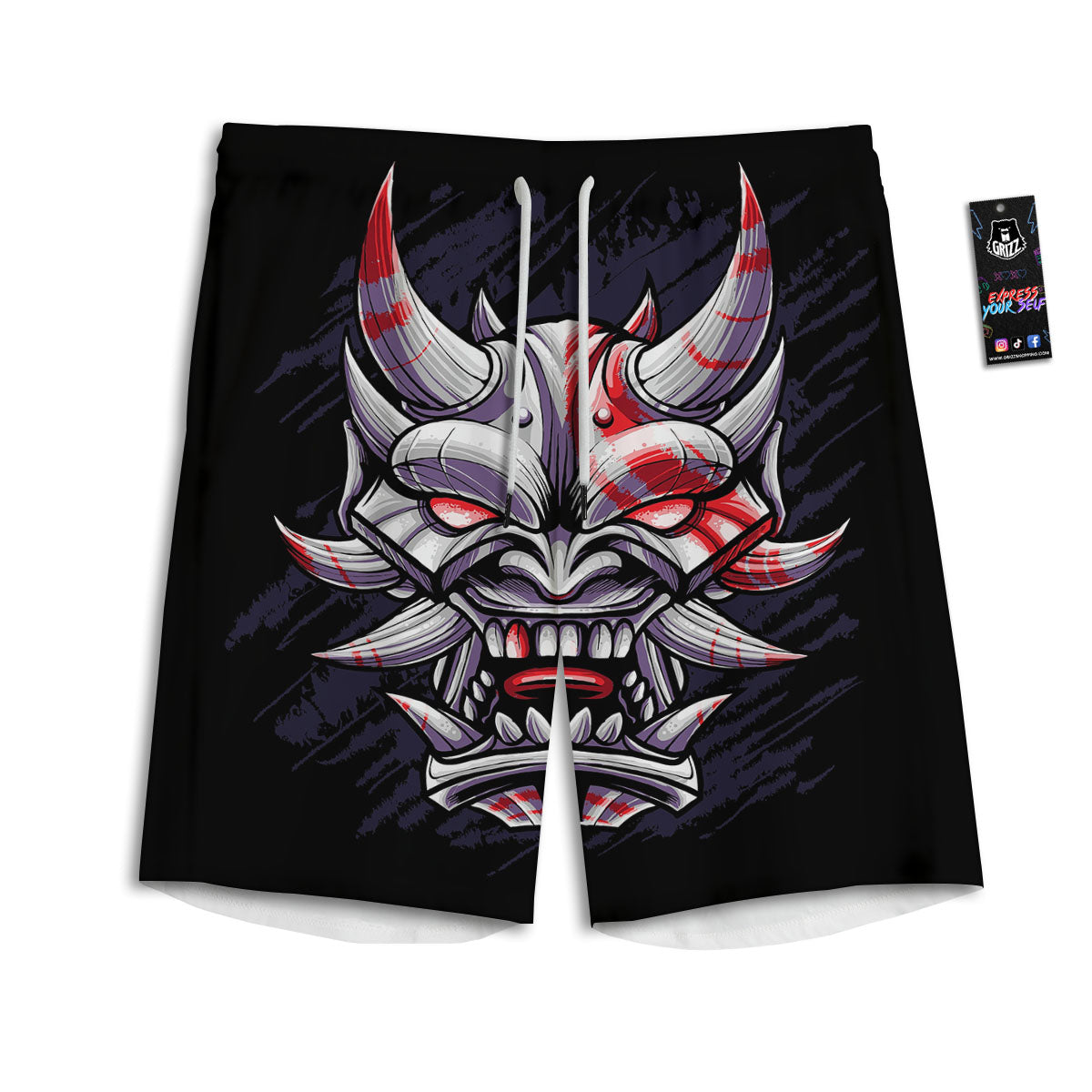 Festival Mardi Gras Print Pattern Men's Athletic Shorts
