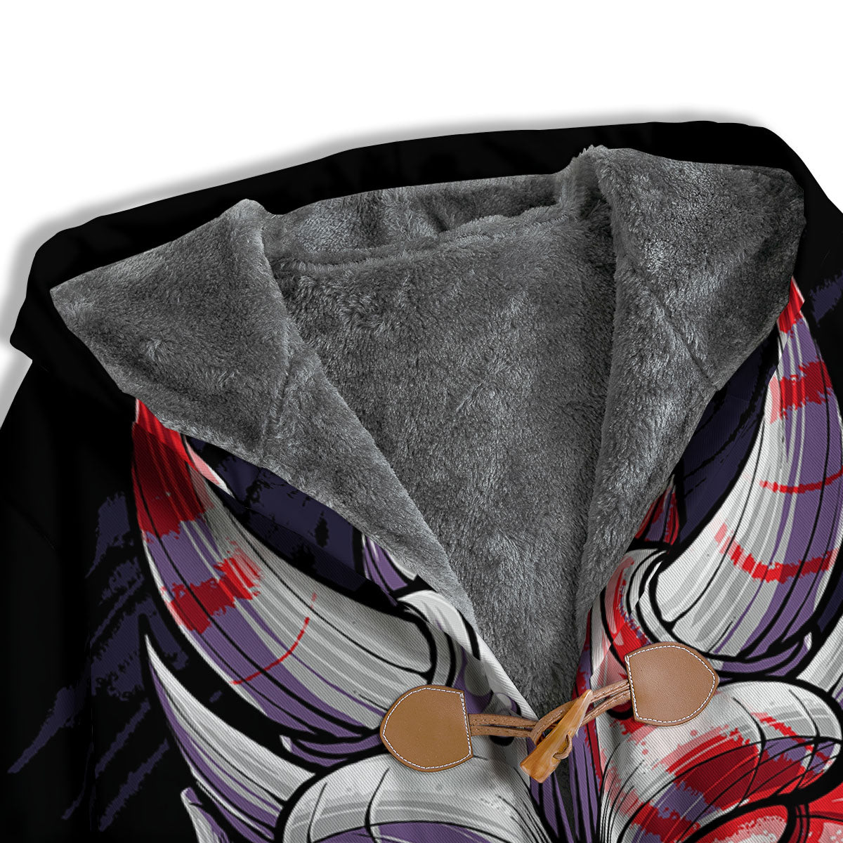 Evil Samurai Mask Print Men's Windbreaker Jacket-grizzshop