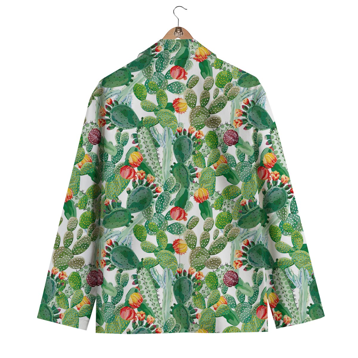 Exotic Cactus Men's Blazer-grizzshop