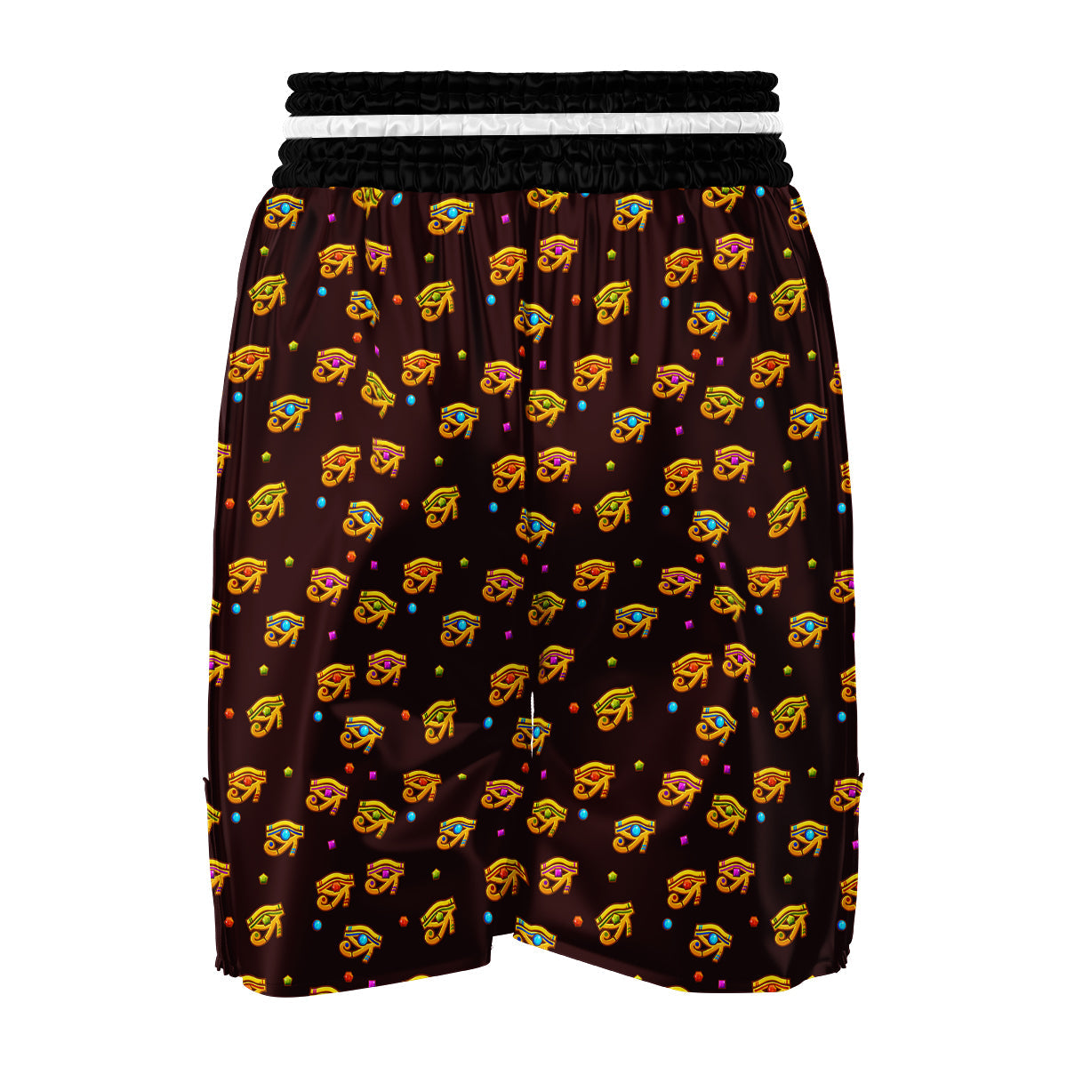 Exotic Eye of Horus Print Pattern Boxing Shorts-grizzshop