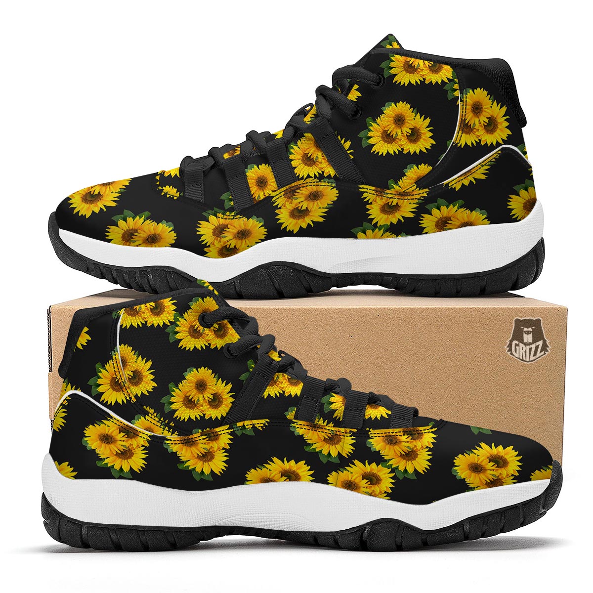 Exotic Hawaiian Flamingo Print Pattern Black Bball Shoes-grizzshop