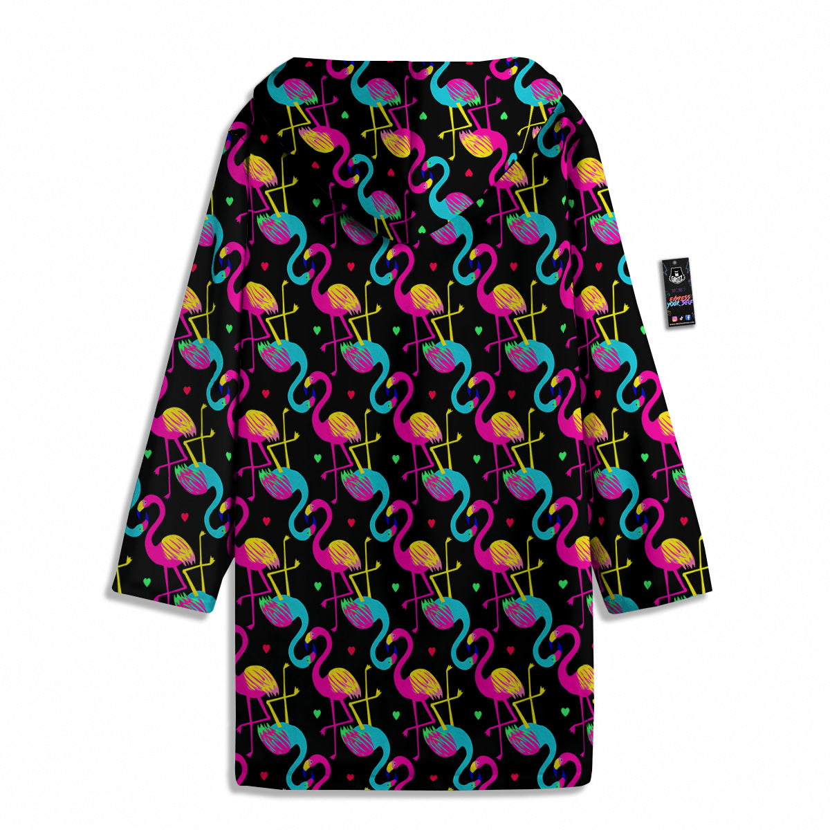 Exotic Hawaiian Flamingo Print Pattern Men's Windbreaker Jacket-grizzshop