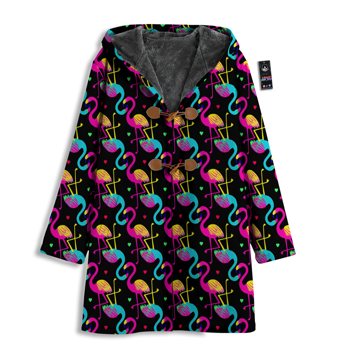 Exotic Hawaiian Flamingo Print Pattern Men's Windbreaker Jacket-grizzshop