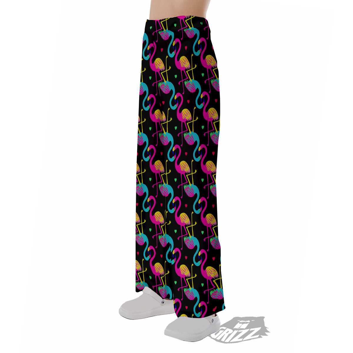 Exotic Hawaiian Flamingo Print Pattern Pajama Pants-grizzshop