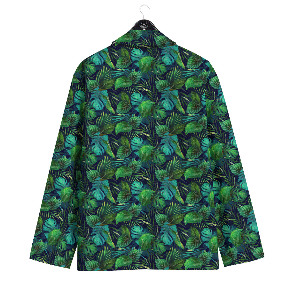 Exotic Leaf Tropical Print Pattern Men's Sport Coat-grizzshop