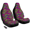 Exotic Neon Leopard Print Pattern Car Seat Covers-grizzshop