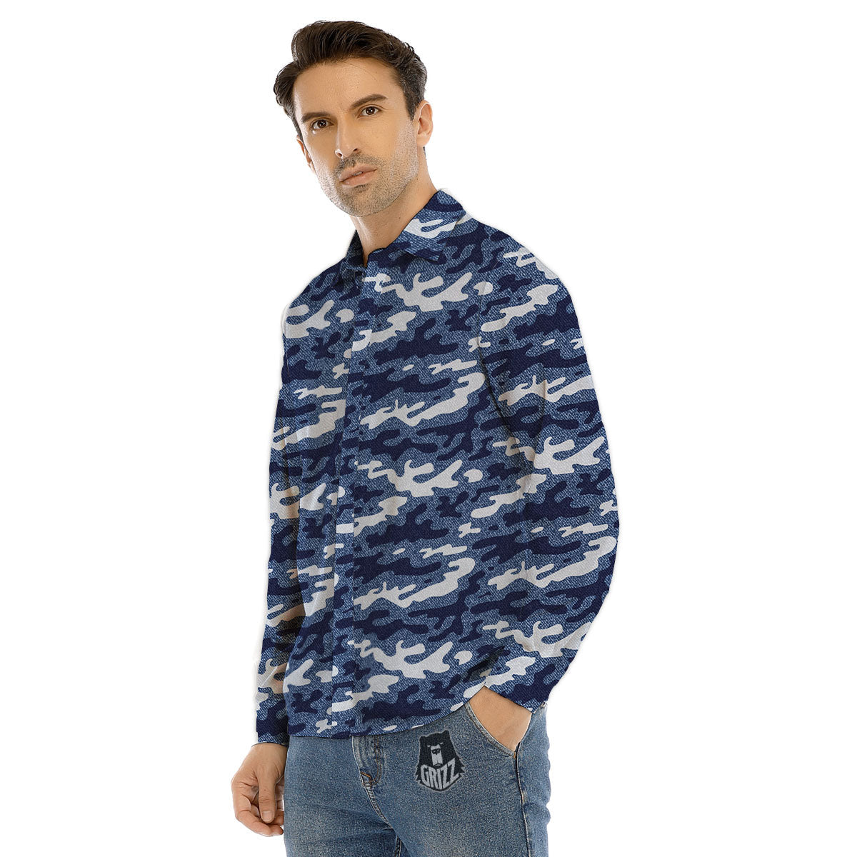Exotic Neon Leopard Print Pattern Men's Dress Shirts-grizzshop