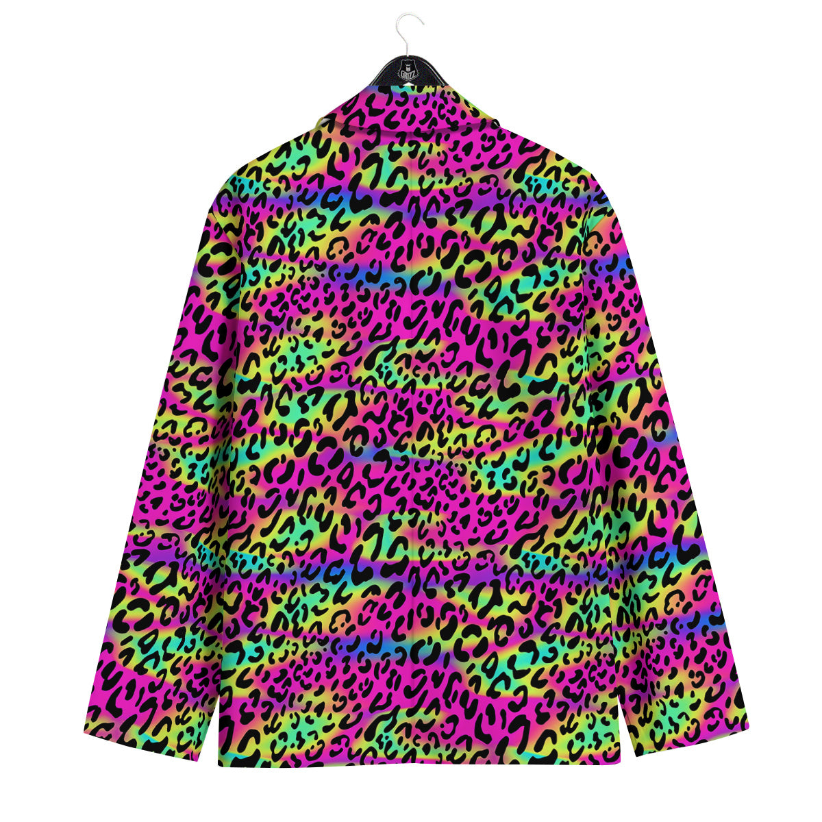 Exotic Neon Leopard Print Pattern Men's Sport Coat-grizzshop