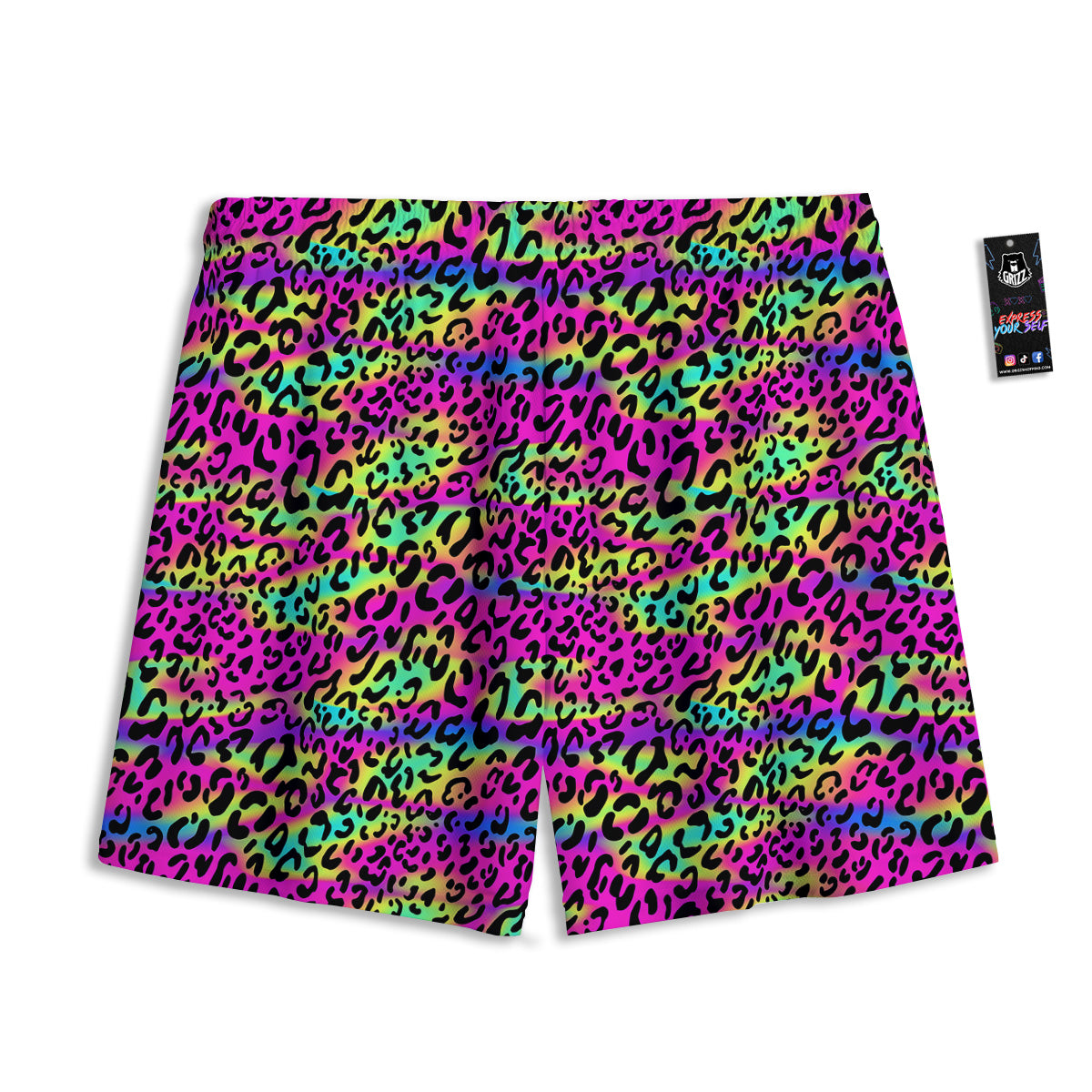 Hieroglyphs And Gods Egyptian Print Mesh Shorts