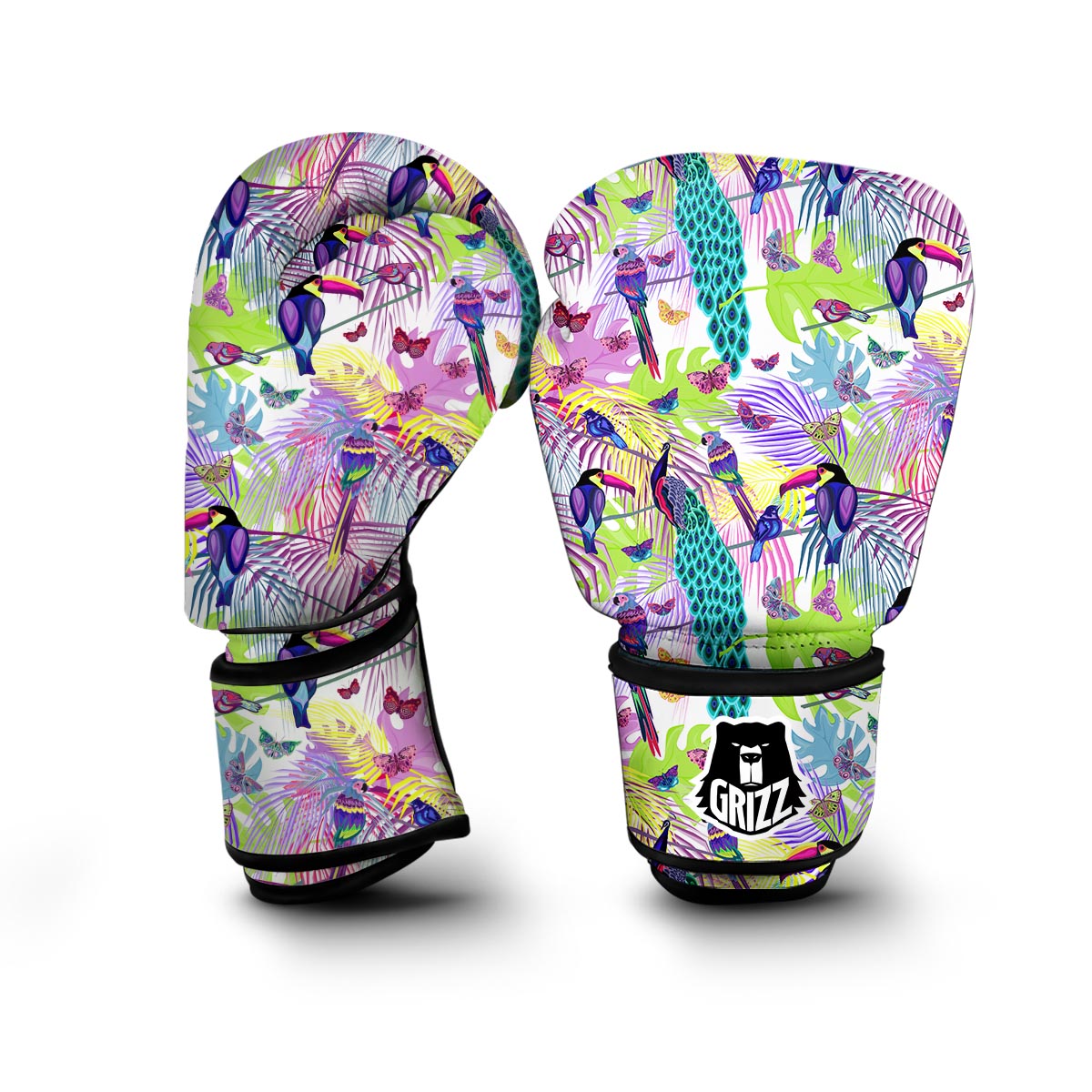 Exotic Tropical Bird Boxing Gloves-grizzshop