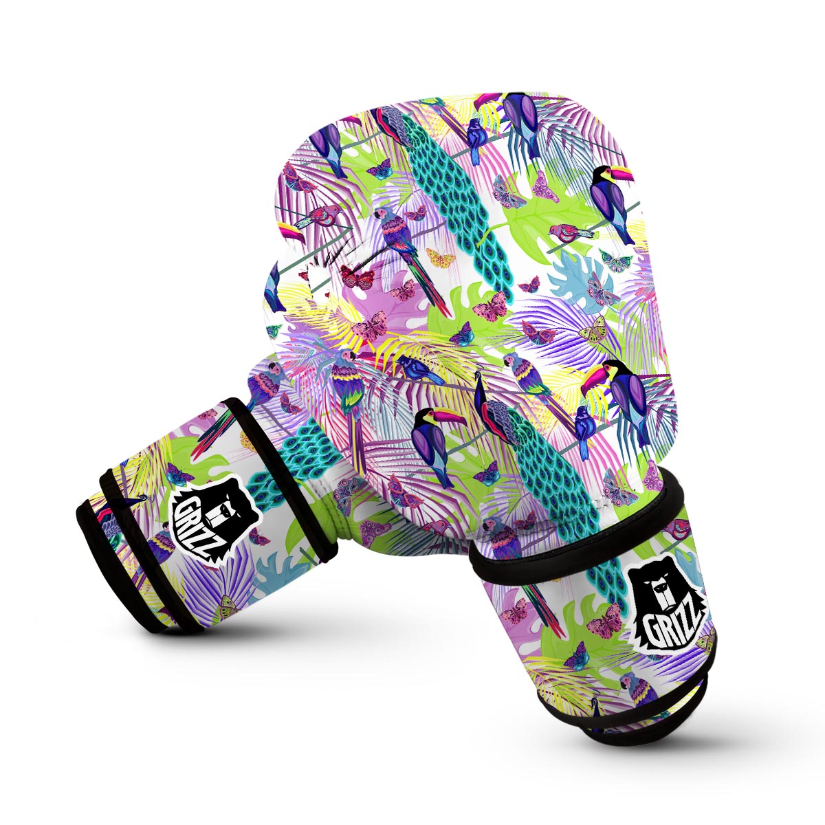 Exotic Tropical Bird Boxing Gloves-grizzshop