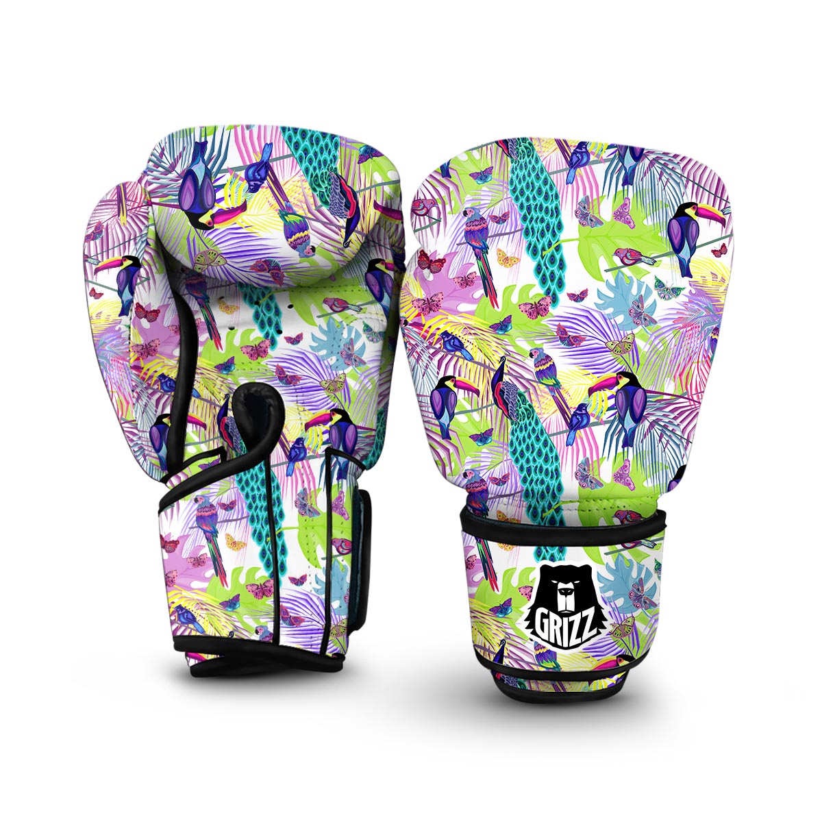 Exotic Tropical Bird Boxing Gloves-grizzshop