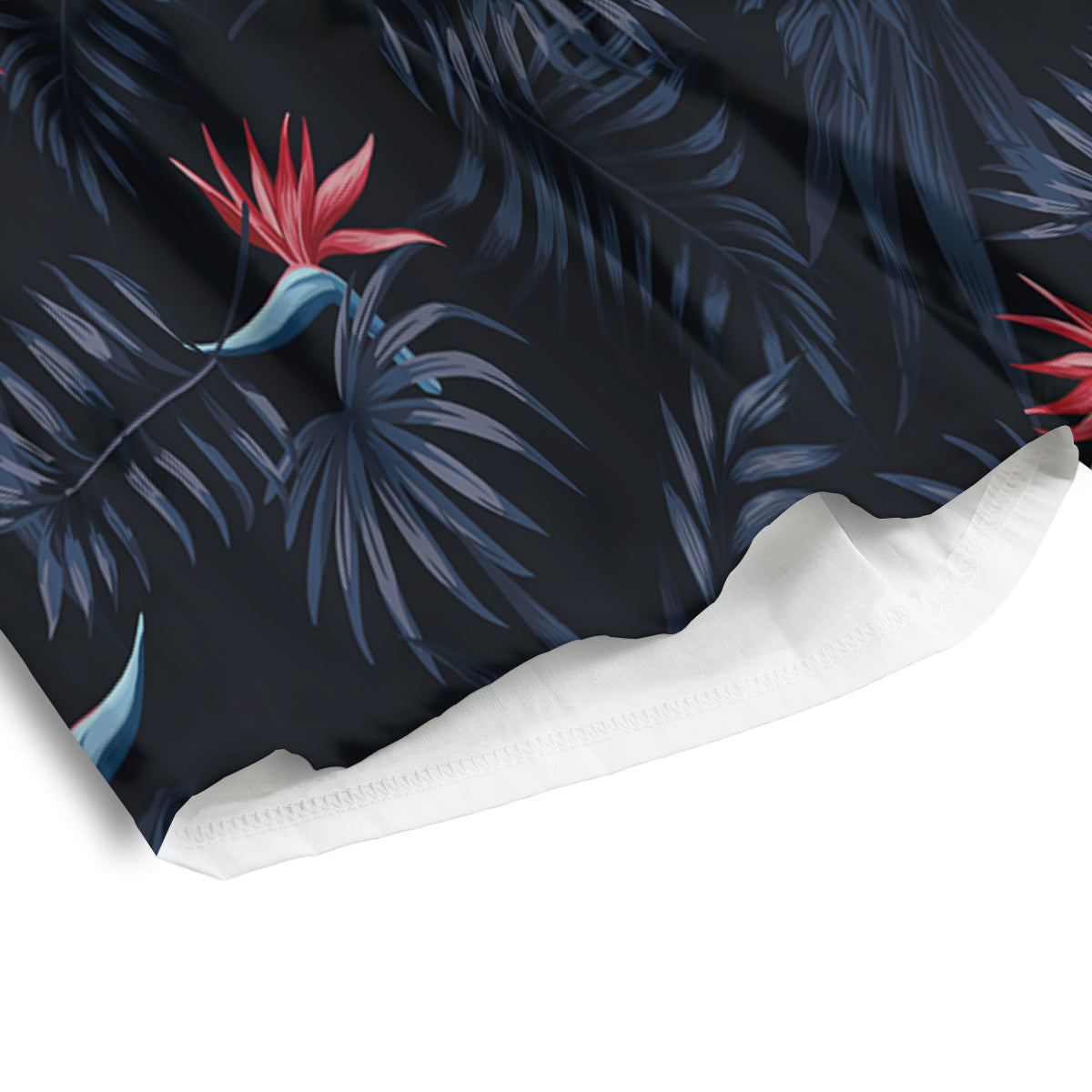 Exotic Tropical Hawaiian Vintage Print Pattern Men's Athletic Shorts-grizzshop