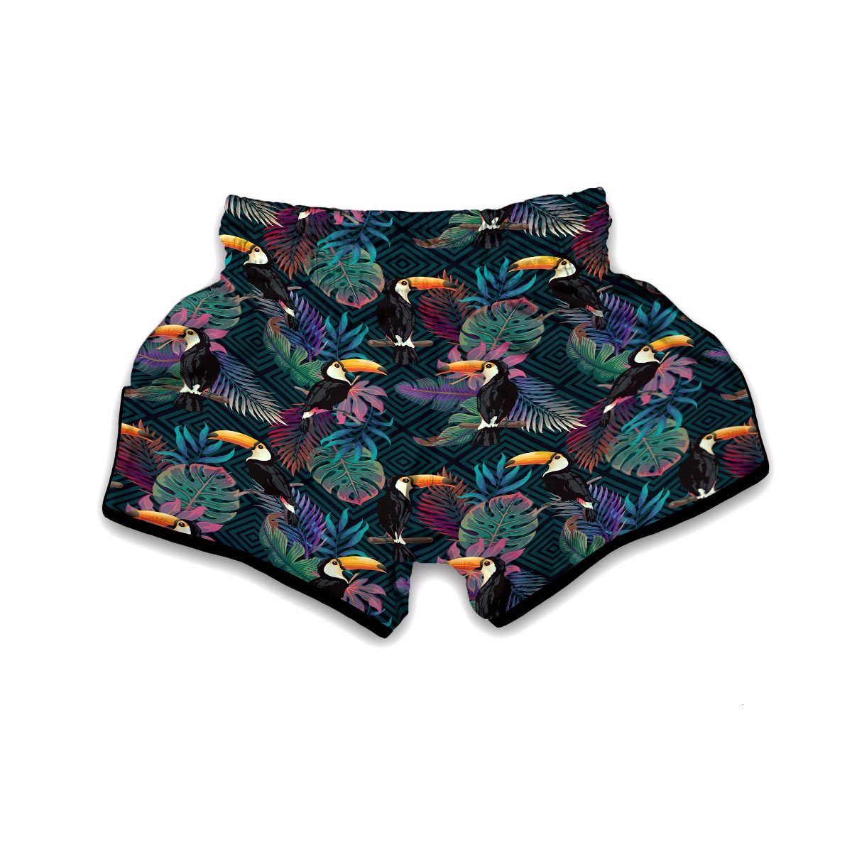 Exotic Tropical Toucan Muay Thai Boxing Shorts-grizzshop