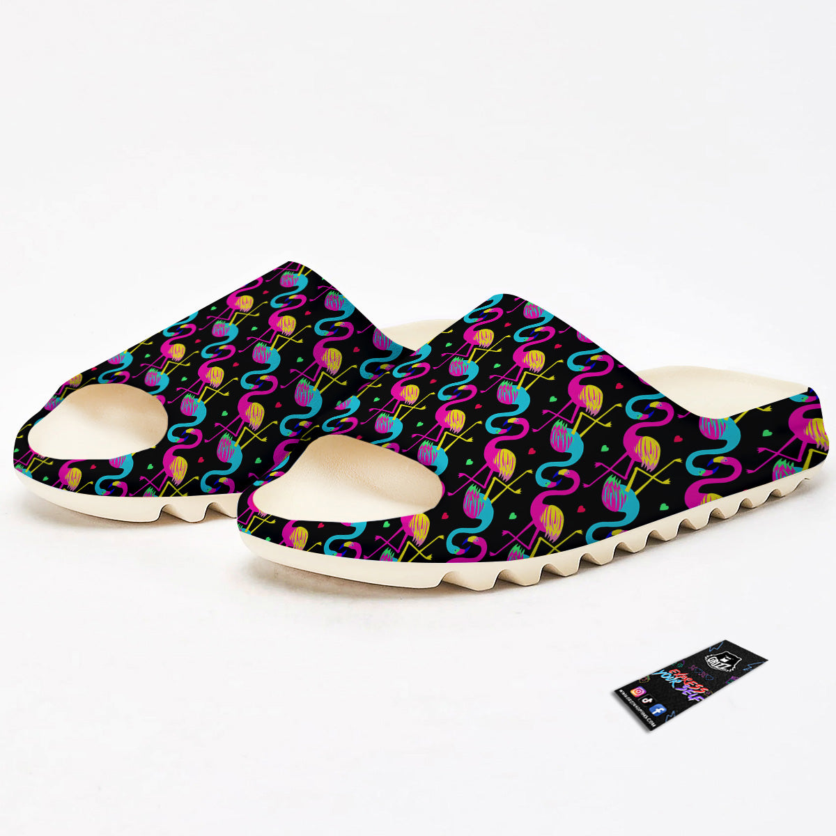 Exotic Hawaiian Flamingo Print Pattern Sandals-grizzshop