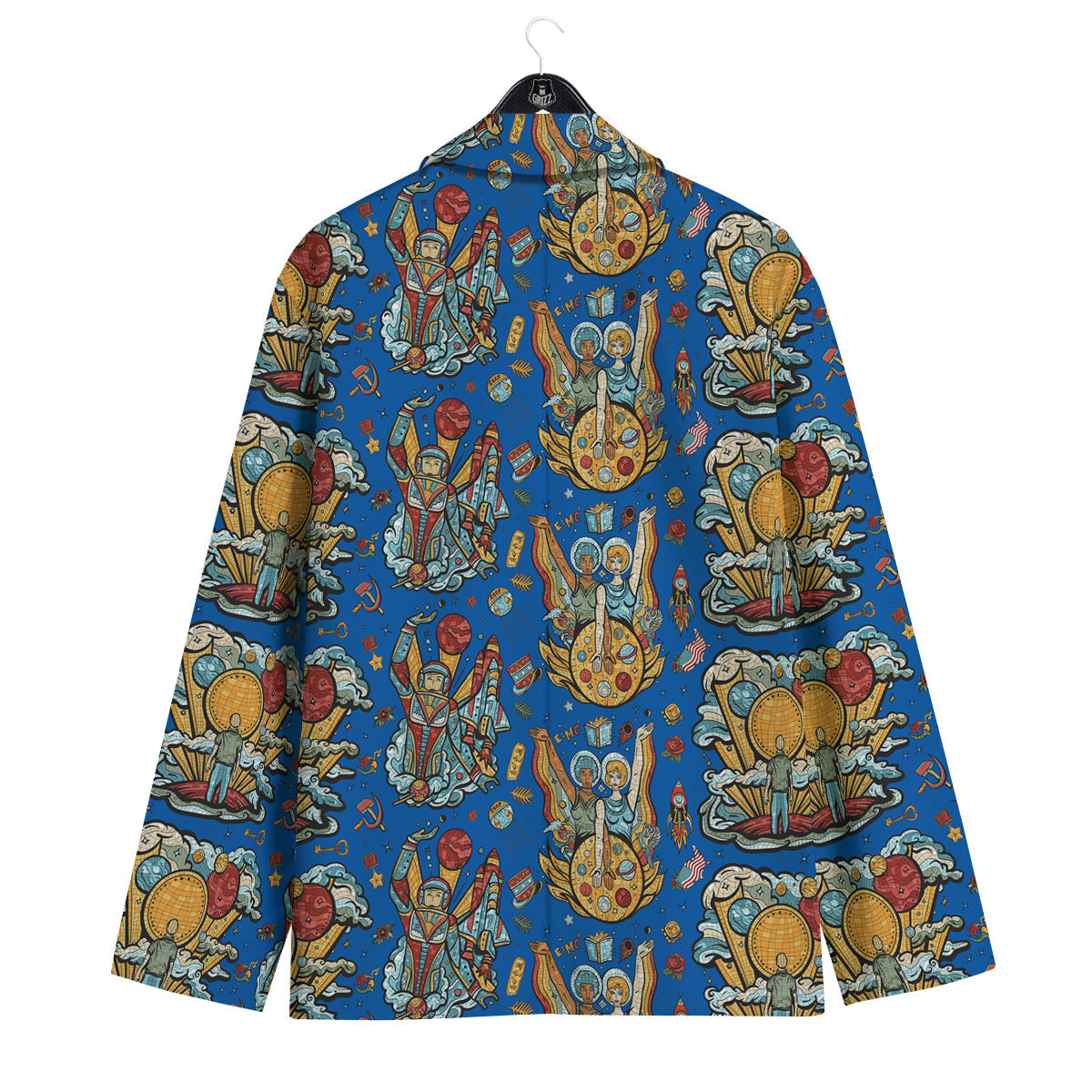 Exploration Of Mars Planet Print Pattern Men's Sport Coat-grizzshop