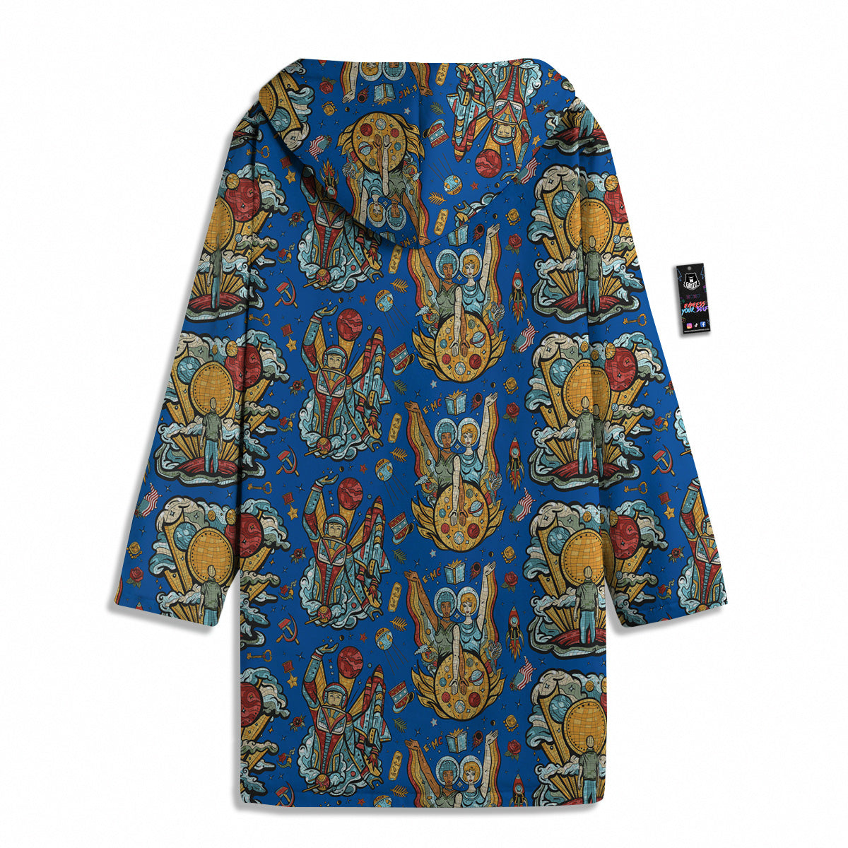 Exploration Of Mars Planet Print Pattern Men's Windbreaker Jacket-grizzshop