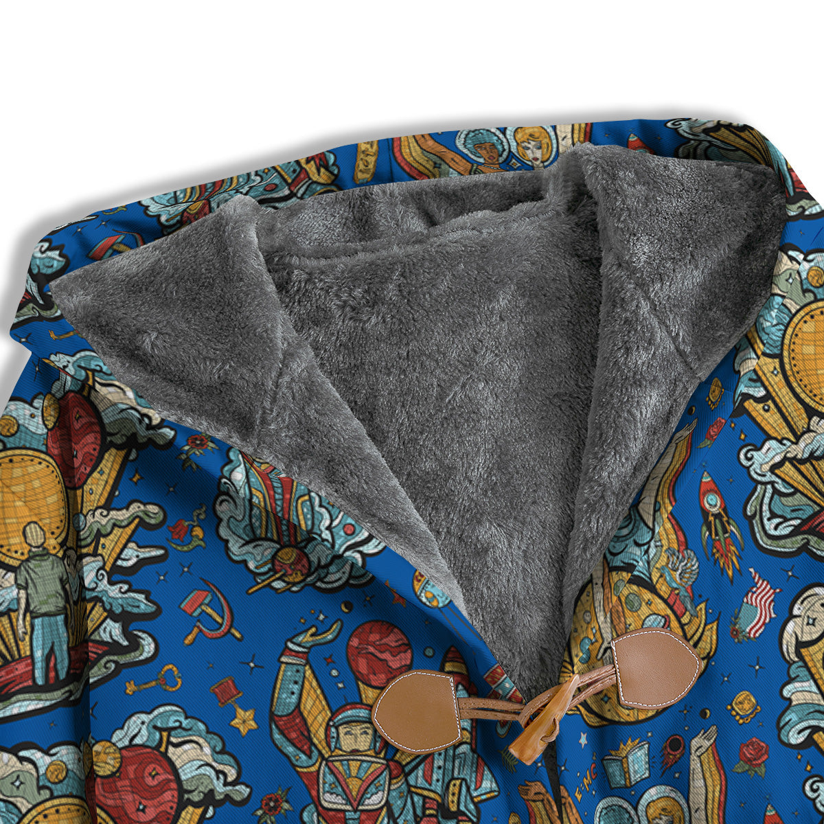 Exploration Of Mars Planet Print Pattern Men's Windbreaker Jacket-grizzshop