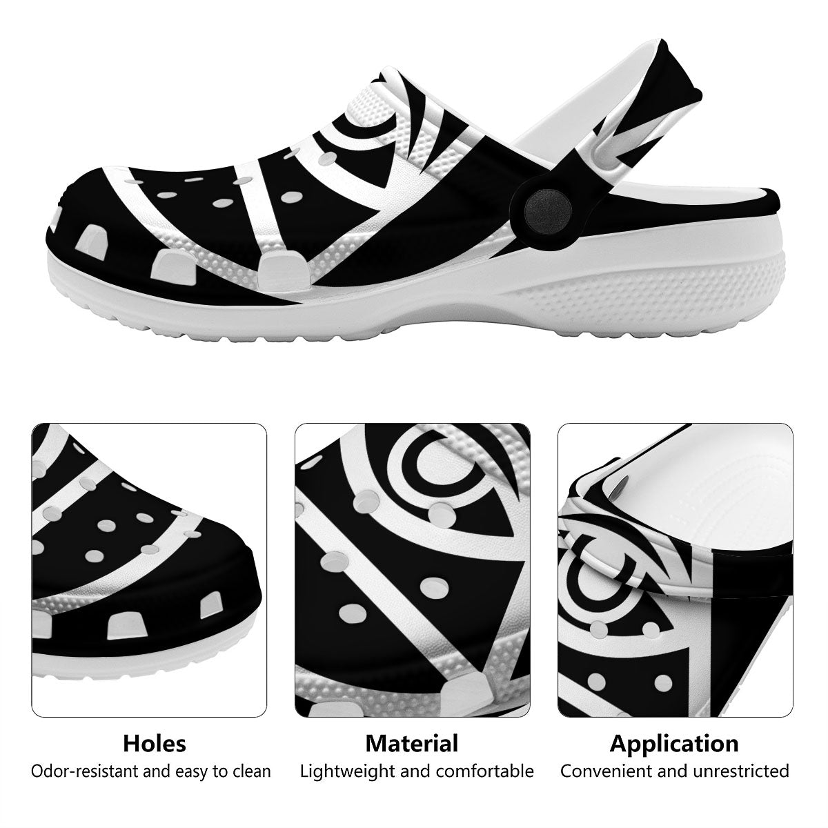 Eye Illuminati Print Clog-grizzshop