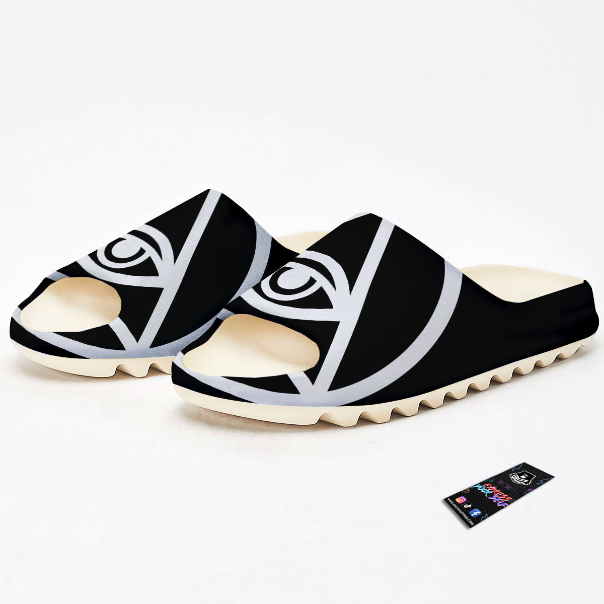 Eye Illuminati Print Sandals-grizzshop