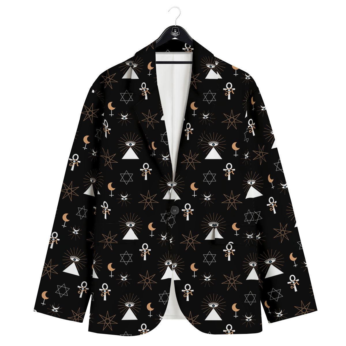 Eye Of Horus Egypt Print Pattern Men's Sport Coat-grizzshop