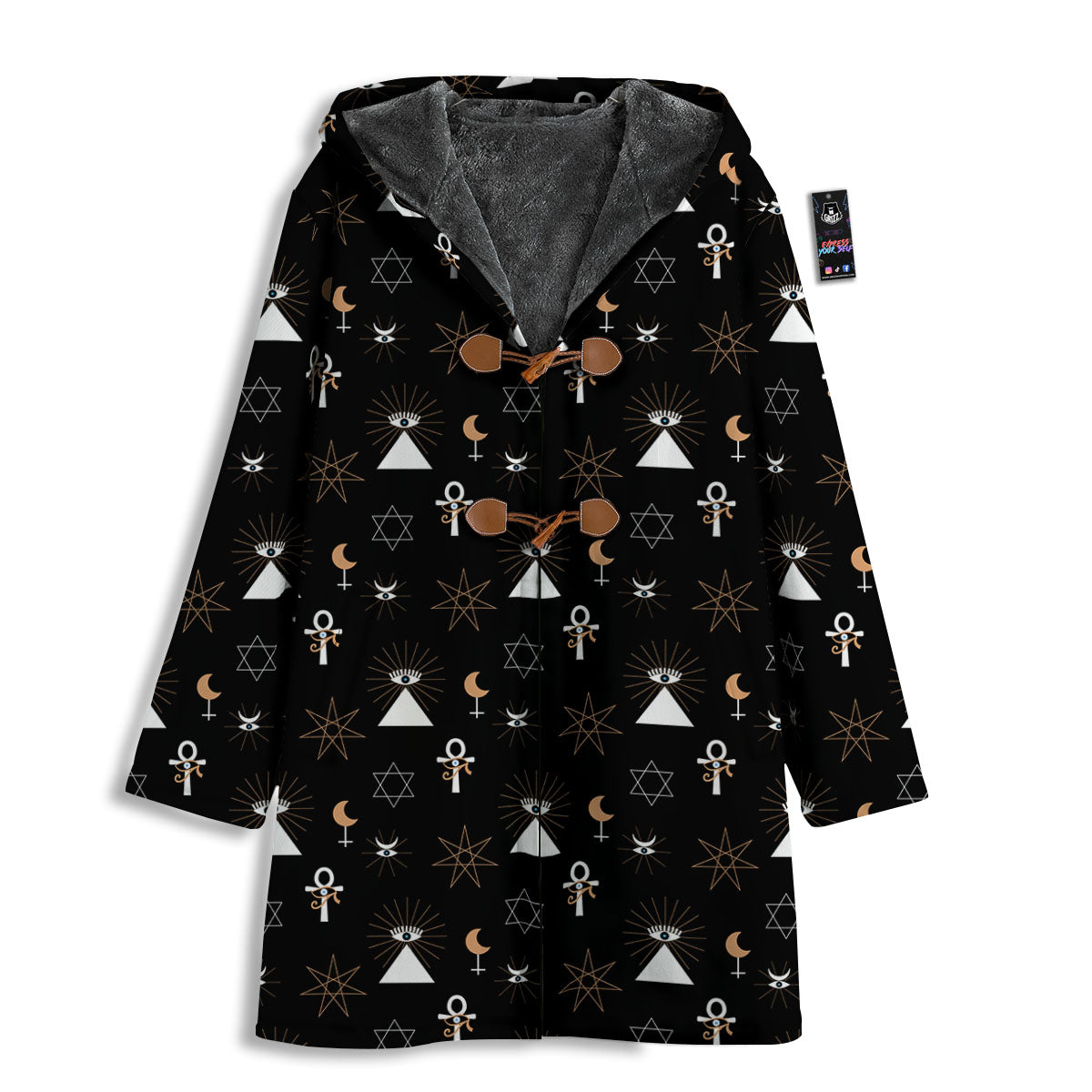 Eye Of Horus Egypt Print Pattern Men's Windbreaker Jacket-grizzshop