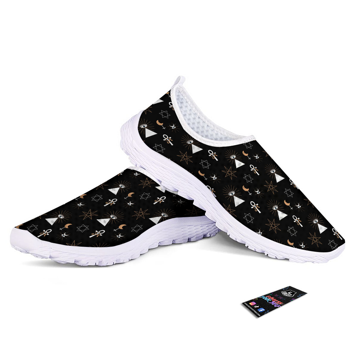 Eye Of Horus Egypt Print Pattern Nurse Shoes-grizzshop