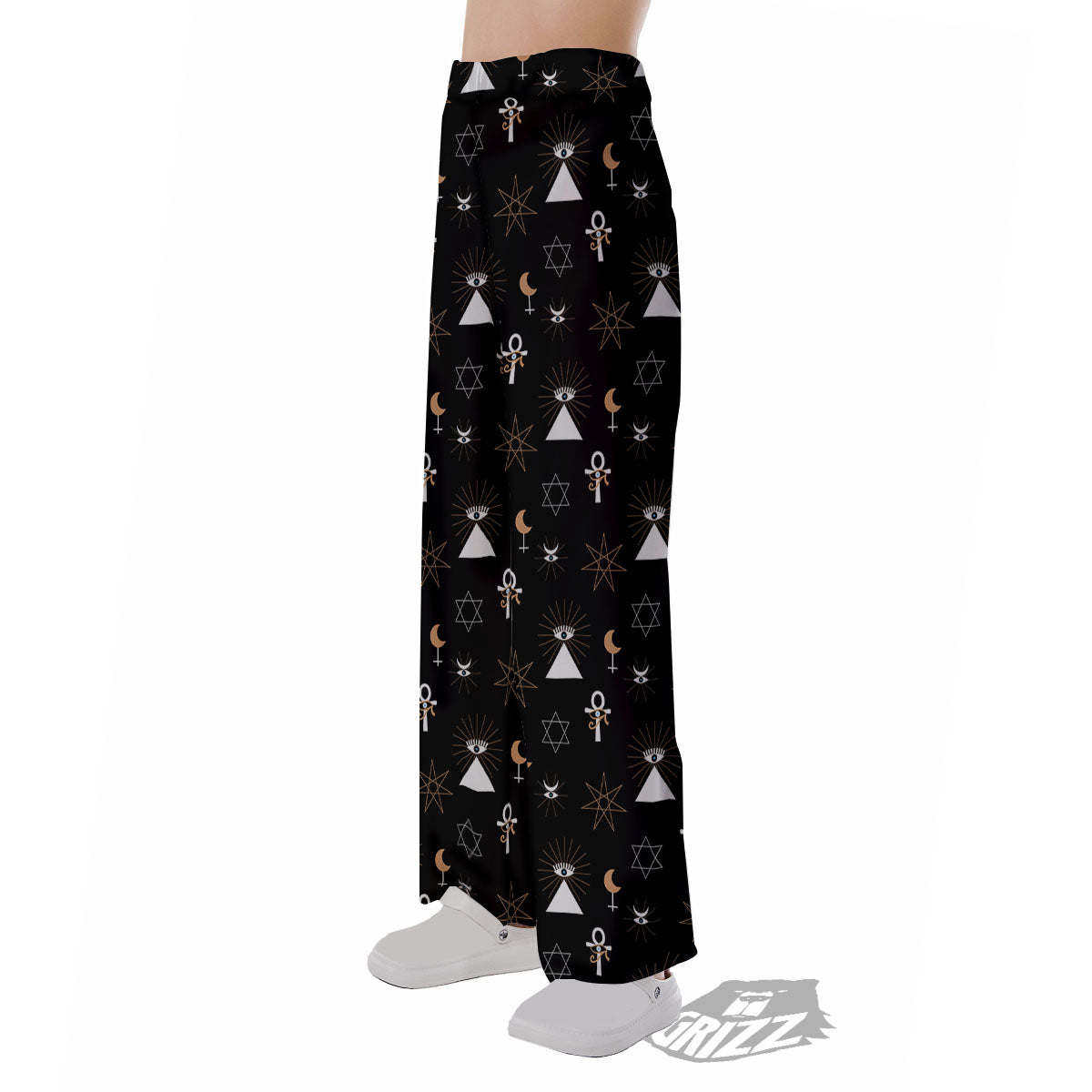 Eye Of Horus Egypt Print Pattern Pajama Pants-grizzshop