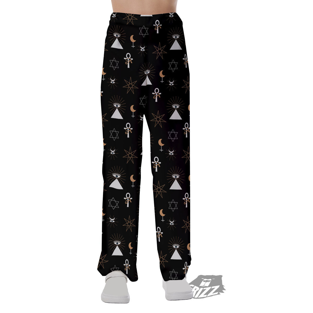 Eye Of Horus Egypt Print Pattern Pajama Pants-grizzshop
