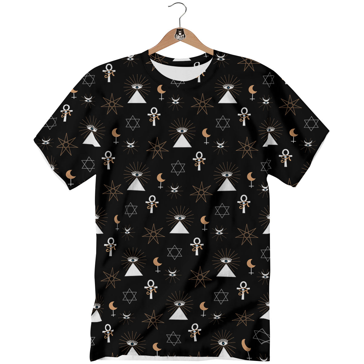 Eye Of Horus Egypt Print Pattern T-Shirt-grizzshop