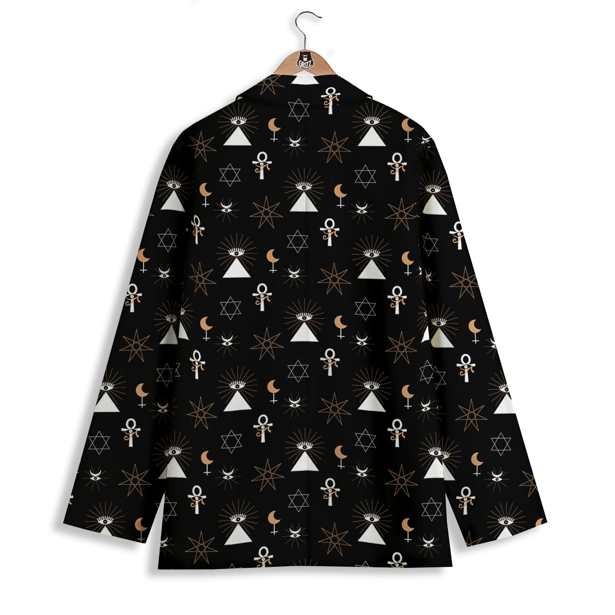 Eye Of Horus Egypt Print Pattern Women's Blazer-grizzshop