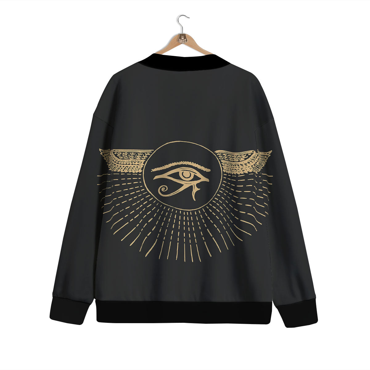 Eye Of Horus Egyptian Print Cardigan-grizzshop