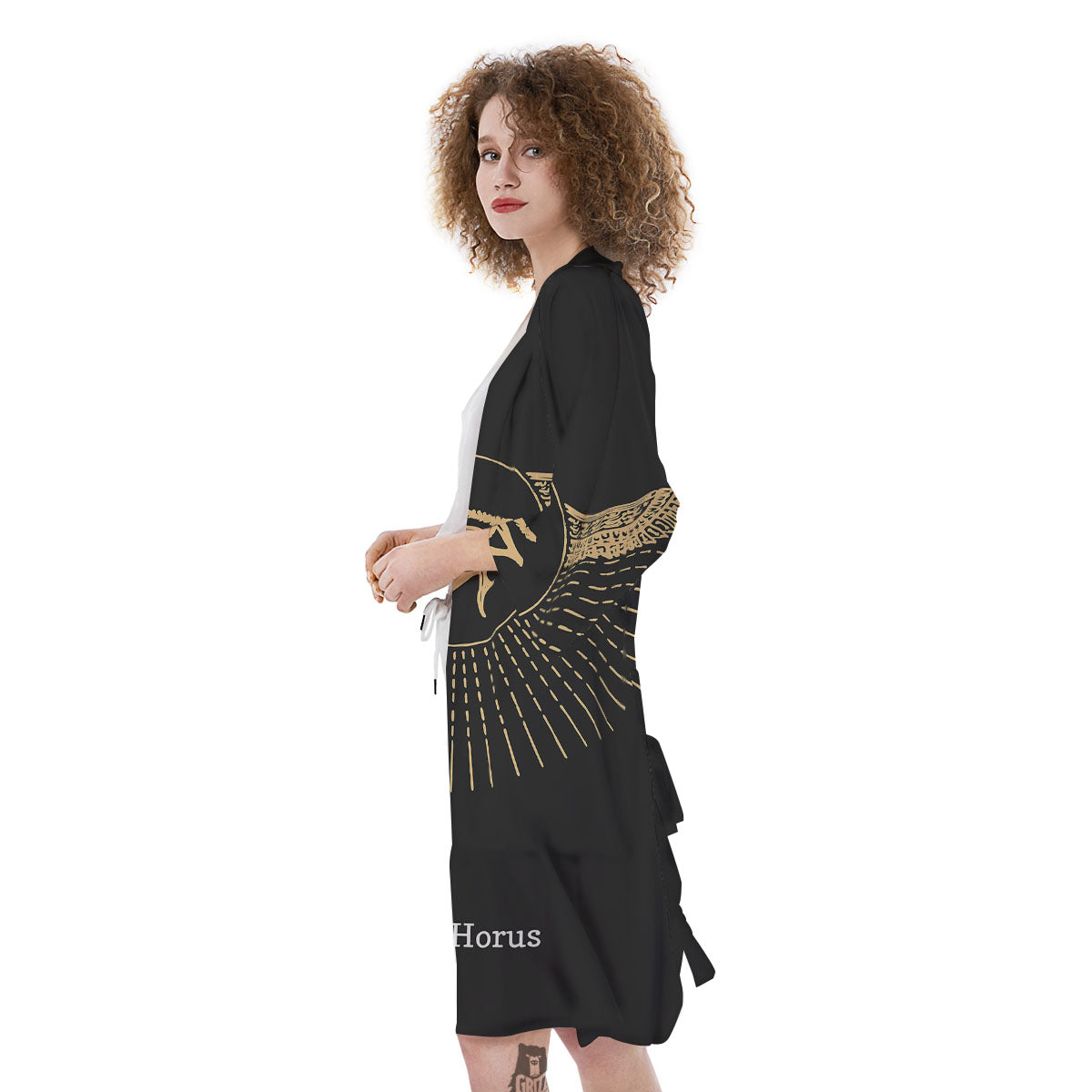 Eye Of Horus Egyptian Print Kimono-grizzshop