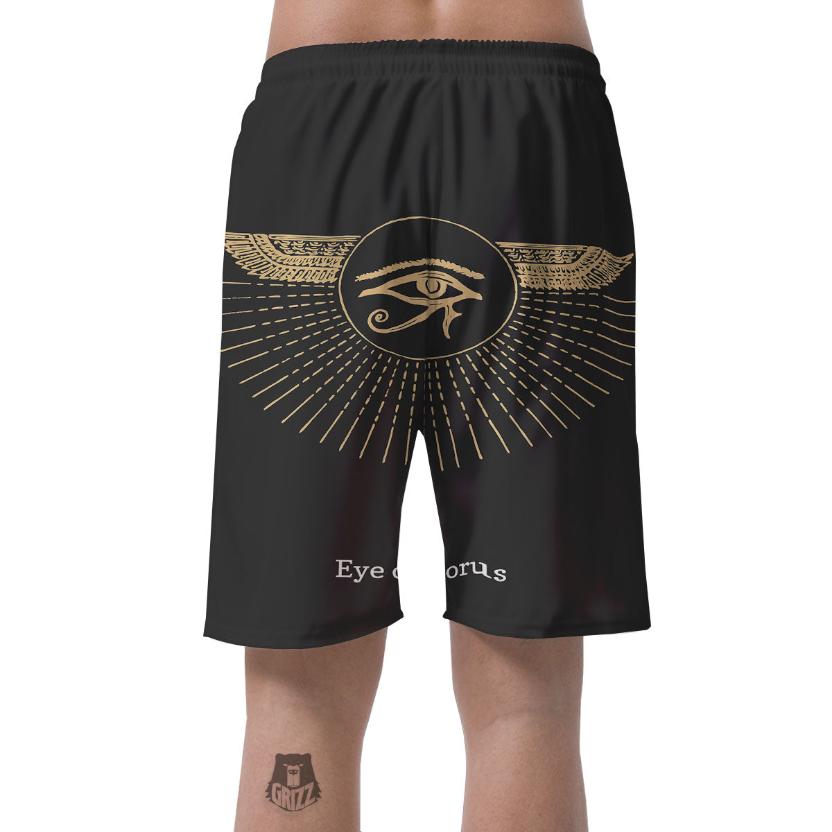 Eye Of Horus Egyptian Print Men's Shorts-grizzshop