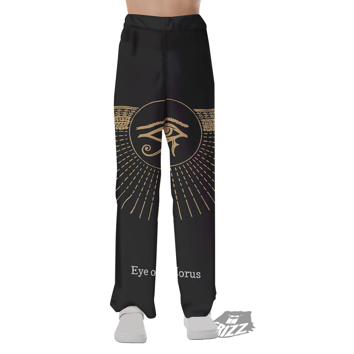 Eye Of Horus Egyptian Print Pajama Pants-grizzshop