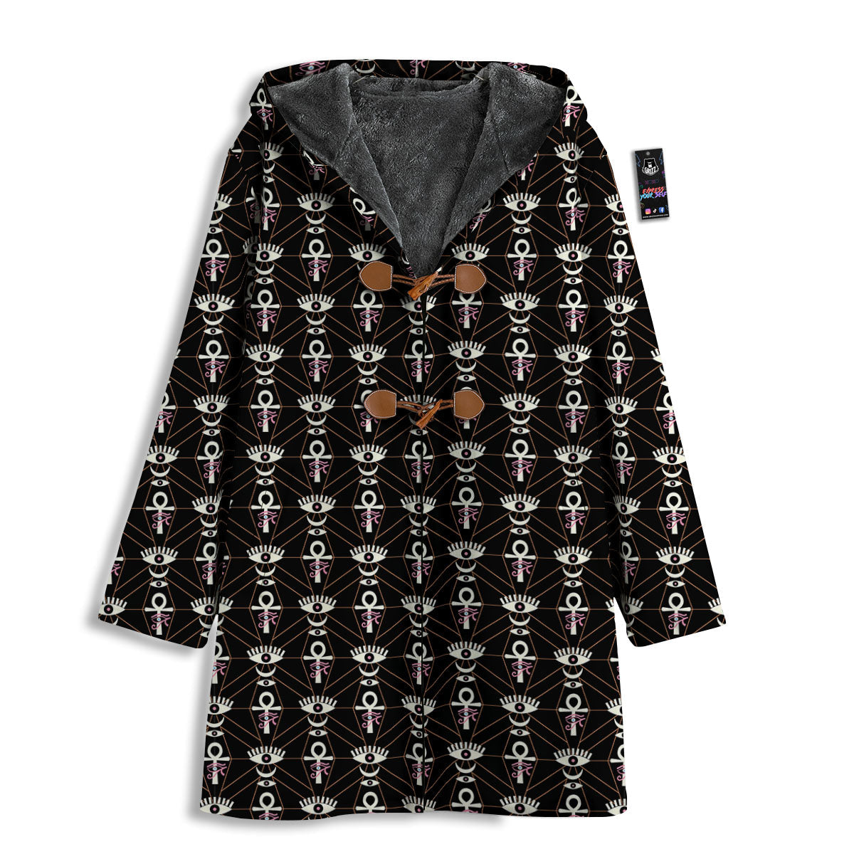Eye Of Horus Egyptian Print Pattern Men's Windbreaker Jacket-grizzshop
