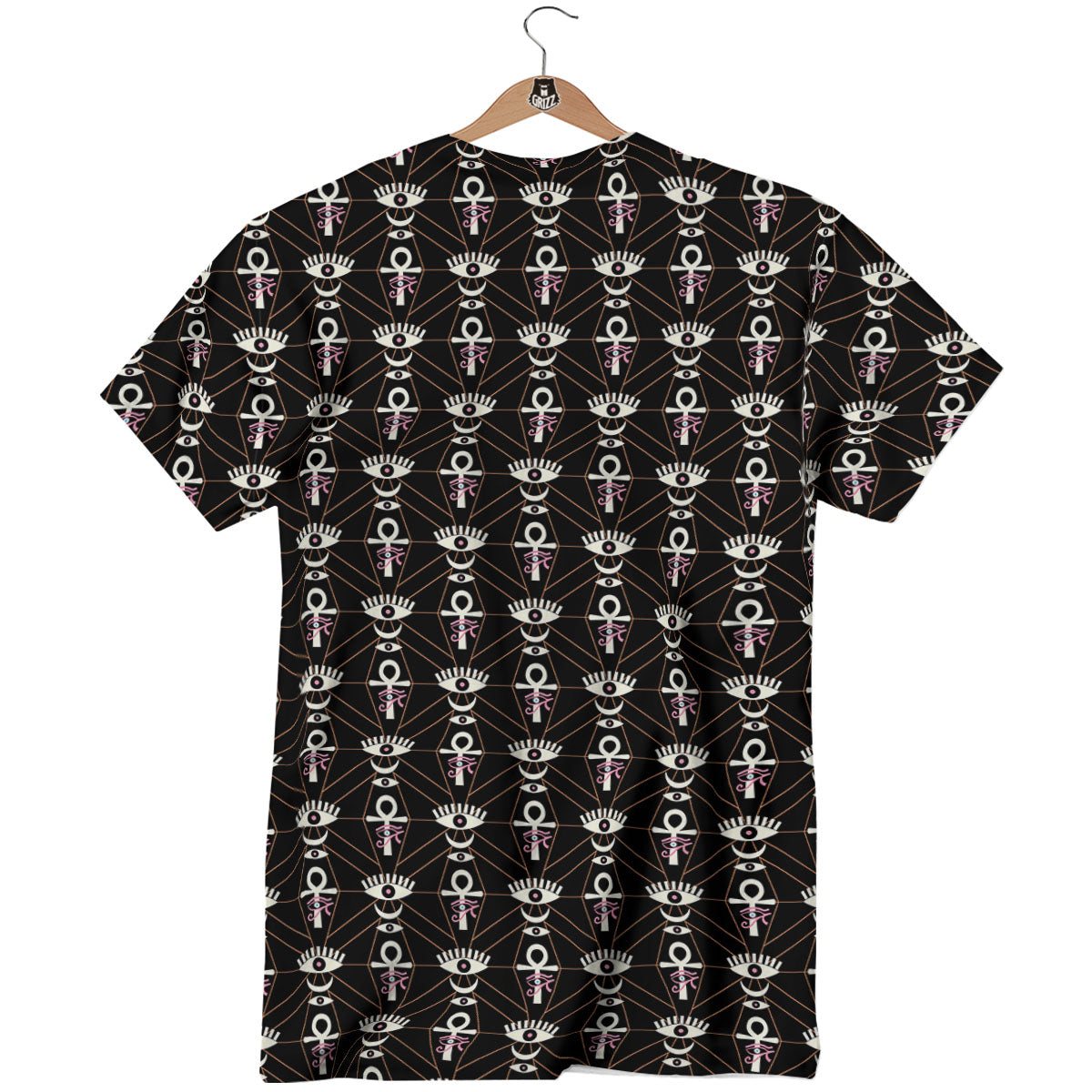 Eye Of Horus Egyptian Print Pattern T-Shirt-grizzshop