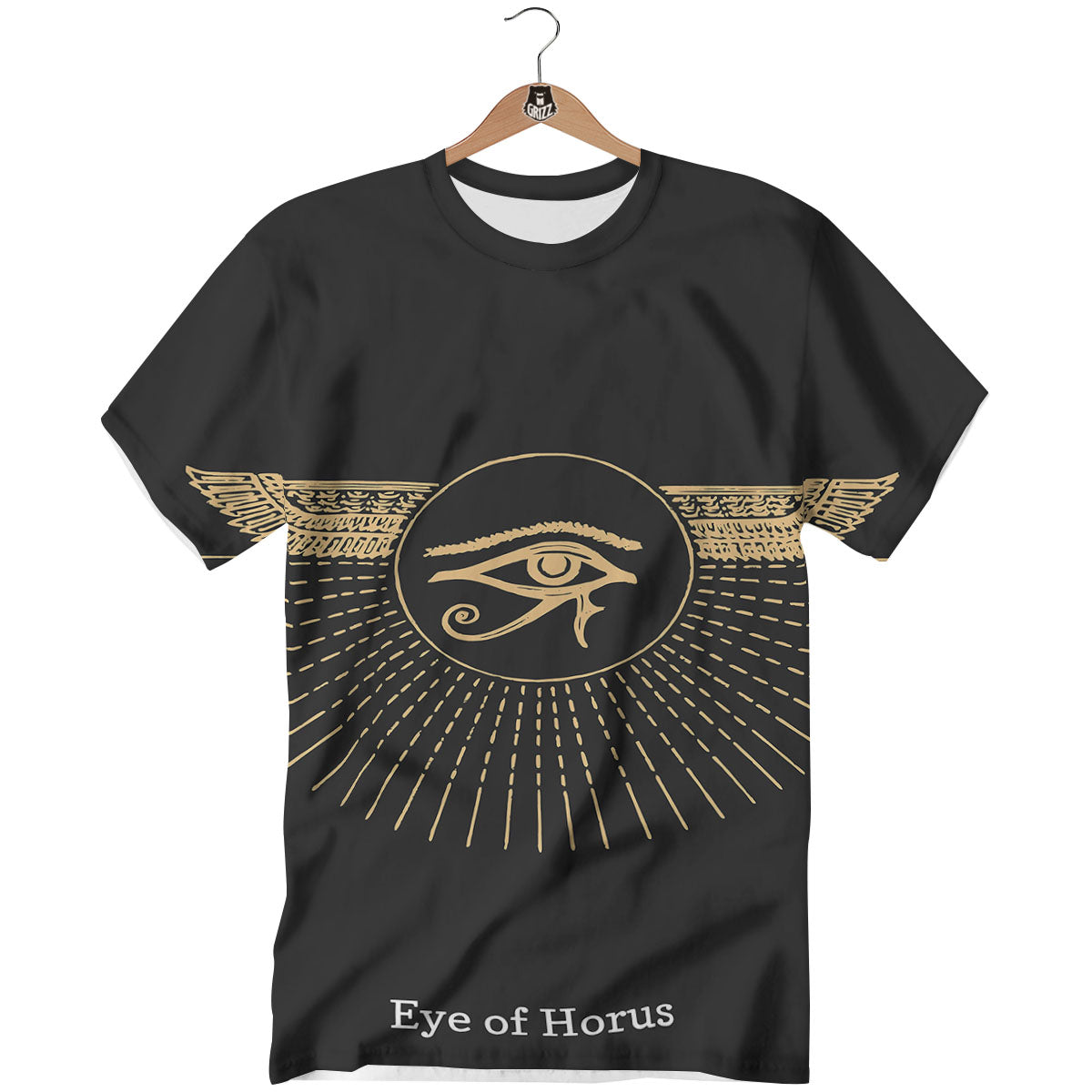 Eye Of Horus Egyptian Print T-Shirt-grizzshop