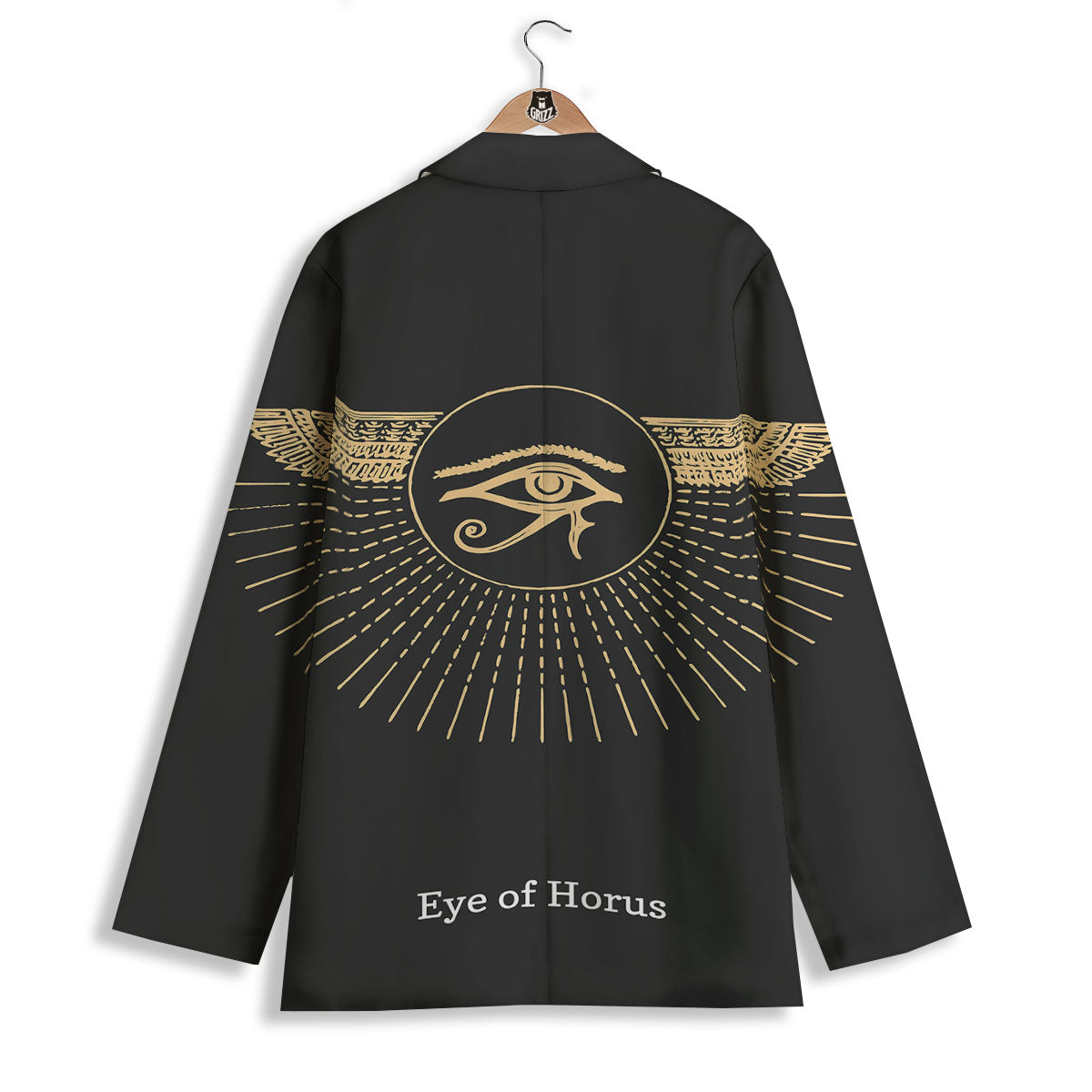 Eye Of Horus Egyptian Print Women's Blazer-grizzshop