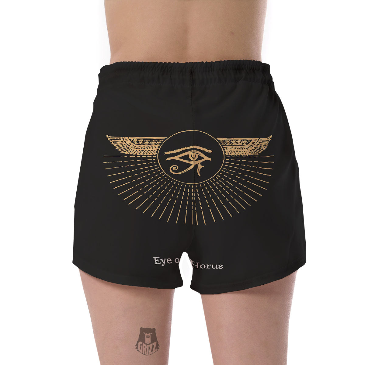 Eye Of Horus Egyptian Print Women's Shorts-grizzshop