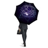 Eye Of Providence Black Purple Print Umbrella-grizzshop