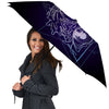 Eye Of Providence Black Purple Print Umbrella-grizzshop