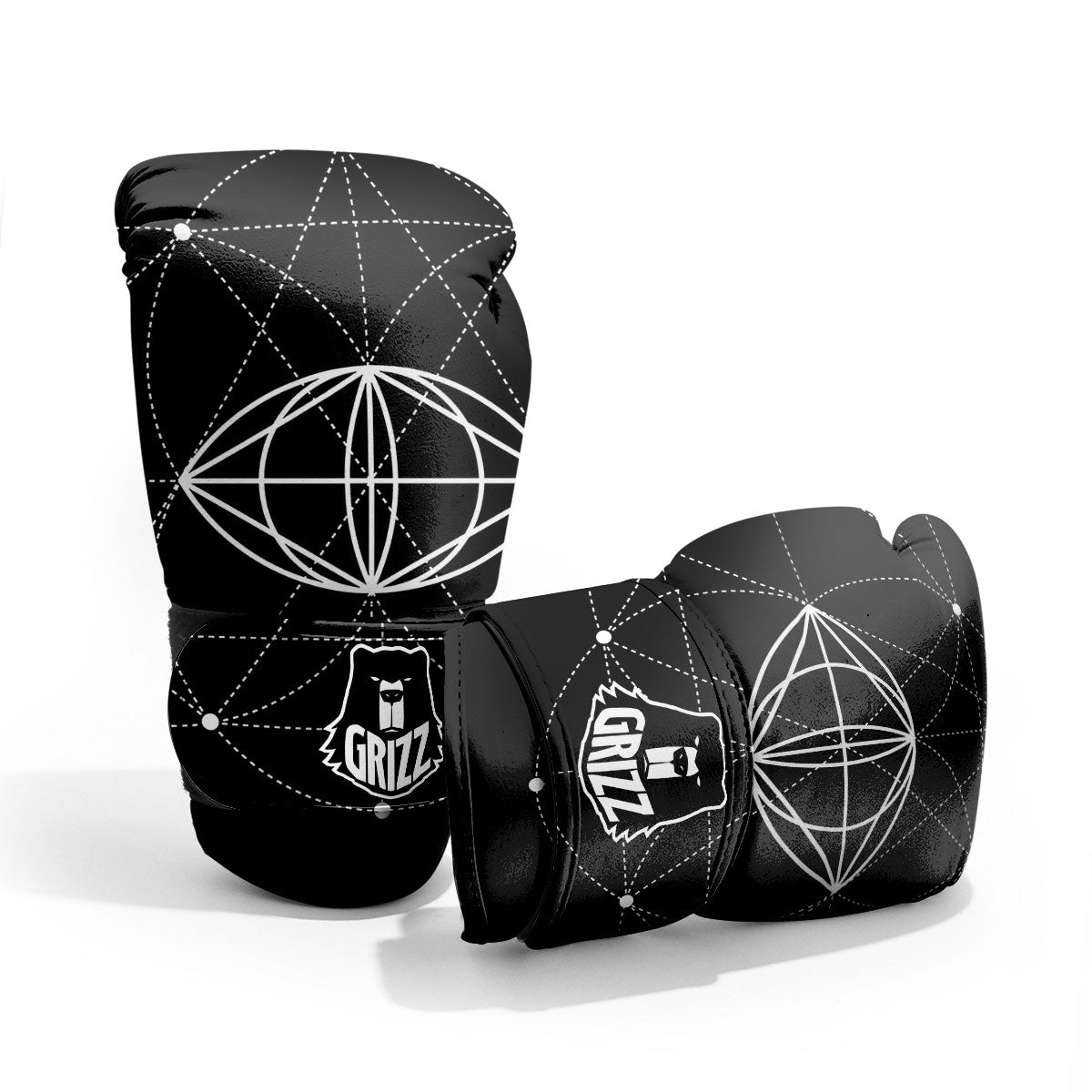Eye Of Providence Geometric Print Pro Boxing Glove
