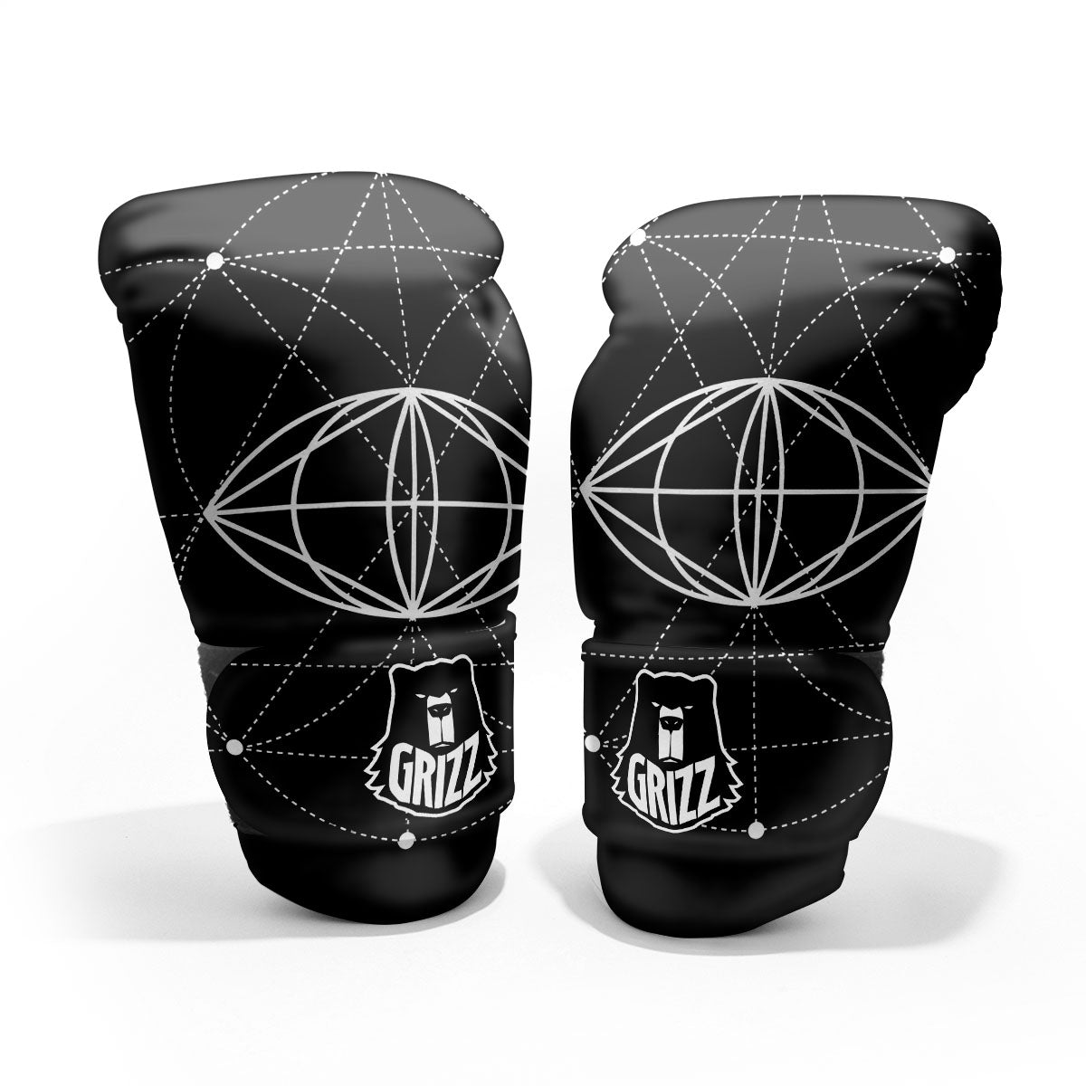 Eye Of Providence Geometric Print Pro Boxing Glove