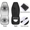 Eye of Providence White And Black Print Car Seat Covers-grizzshop