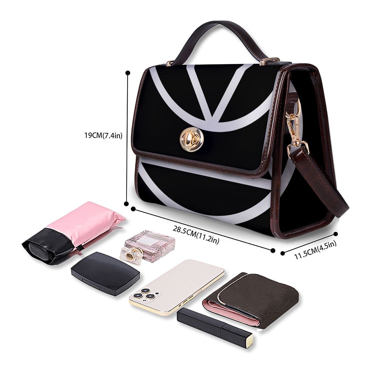Eye Illuminati Print Women's Satchel Bag